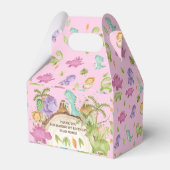 Ballotins Cute Friendly Dinosaures Fille Baby shower d'anniv (Arrière)