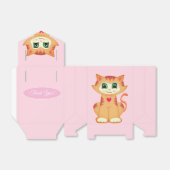 Ballotins Cute gingembre Tabby Kitty Merci de chat (Déplié)