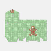 Ballotins Cute Gingerbread Homme et Pois verts (Déplié)