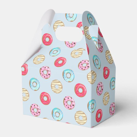 Ballotins Cute Glazed Doughnut Pattern Light Blue (Verso)