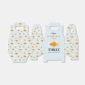 Ballotins Cute Goldfish Anniversaire de enfant de natation (Déplié)