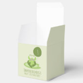 Ballotins Cute grenouille Anniversaire Merci de ballon vert (Ouvert)