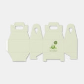 Ballotins Cute grenouille Anniversaire Merci de ballon vert (Déplié)