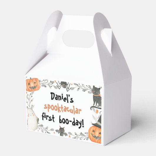 Ballotins Cute Halloween Spooktaculaire Ballotin d'anniversa (Verso)