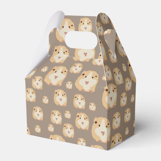 Ballotins Cute Hamster Motif Brown (Verso)