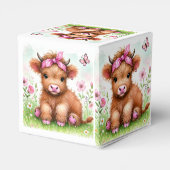 Ballotins Cute Highland Vache papillon Fille Anniversaire (Arrière)