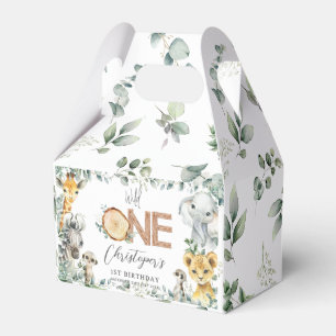 Ballotins Cute Jungle Animaux Verdure Garçon Fille 1er anniv