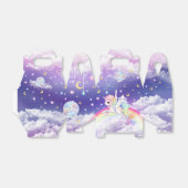 Ballotins Cute kawaii pastel unicorne avec galaxie arc-en-ci (Déplié)