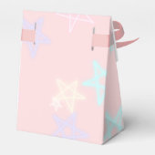 Ballotins Cute Kitten Birthday Favor Box_ Pastel Design (Arrière)