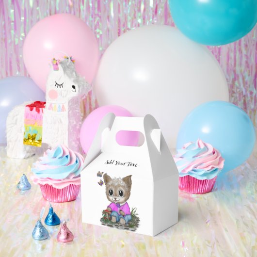 Ballotins Cute Kitty Chat et Papillon (Fête)