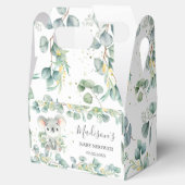 Ballotins Cute Koala Baby shower vert Merci (Ouvert)