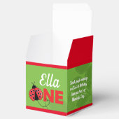Ballotins Cute Ladybug Design 1er anniversaire ballotin 2" x (Ouvert)