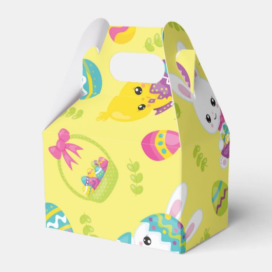 Ballotins Cute Little Easter Bunny Egg Pattern Gift (Verso)