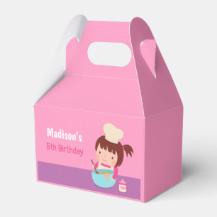 Ballotins Cute Little Girl Cuisinier Chef Fête d'anniversair