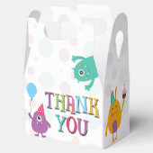 Ballotins Cute Little Monsters Anniversaire Merci de fête (Ouvert)