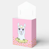 Ballotins Cute Llama, Peonias & Gold Confetti Merci (Ouvert)