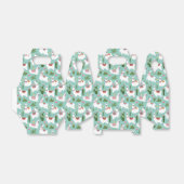 Ballotins Cute Llamas Sur Motif Turquoise (Déplié)