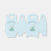 Ballotins Cute méduse Baby shower Kawaii Blue Boy (Déplié)