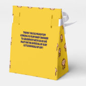 Ballotins Cute Monkey thème Baby shower garçon (Arrière)