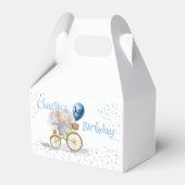 Ballotins Cute Mouse Animal Bicyclette garçon 1er anniversai (Verso)