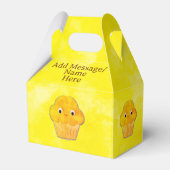 Ballotins Cute Muffin Drawing Custom Name (Arrière)