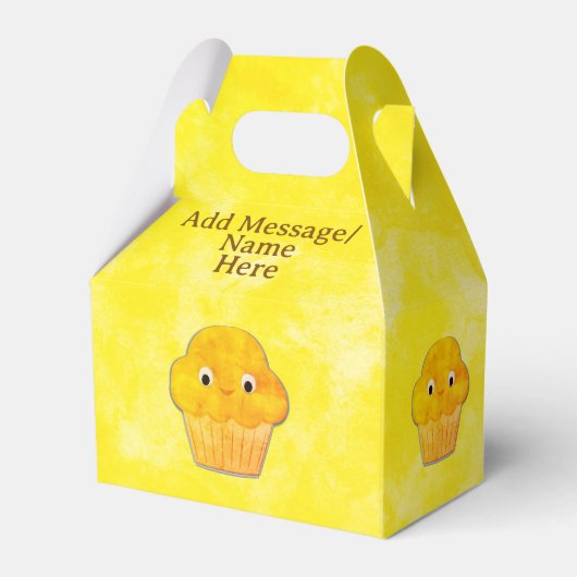 Ballotins Cute Muffin Drawing Custom Name (Verso)
