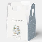 Ballotins Cute Nursery Essential Leafy Blue Boy Baby shower (Ouvert)
