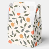Ballotins Cute Orange et Motif Feuille (Ouvert)