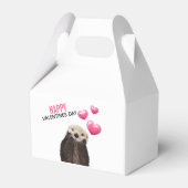 Ballotins Cute Otter with Hearts Valentine (Verso)