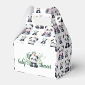 Ballotins Cute Panda Ours Baby shower Verdure (Arrière)
