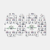 Ballotins Cute Panda Ours Baby shower Verdure (Déplié)