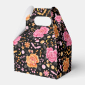 Ballotins Cute Pastel Bats Halloween et fleurs (Arrière)