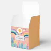 Ballotins Cute Pastel Boho Rainbow & Sun Above Forest (Ouvert)