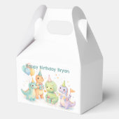 Ballotins Cute Pastel Watercolor Dinosaurs Birthday (Recto)