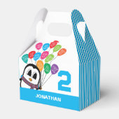 Ballotins Cute Penguin Anniversaire Gable Box/Ballotin (Verso)