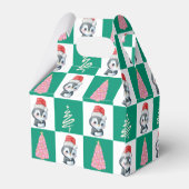 Ballotins Cute Penguin Père Noël Joyeuse fête de Noël (Arrière)