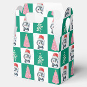 Ballotins Cute Penguin Père Noël Joyeuse fête de Noël (Ouvert)