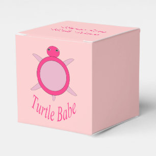 Ballotins Cute Pink Turtle Baby Ballotin personnalisé