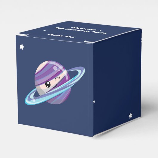 Ballotins Cute Planet Saturn Space Galaxy Enfant Anniversair (Verso)