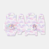 Ballotins Cute Rainbow Unicorn Magique Anniversaire (Déplié)