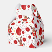 Ballotins Cute Red Holiday Christmas Reindeer (Verso)