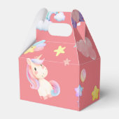 Ballotins Cute rose douce licorne arc-en-ciel Motif (Verso)