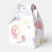 Ballotins Cute rose douce licorne arc-en-ciel Motif (Arrière)