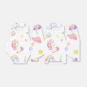 Ballotins Cute rose douce licorne arc-en-ciel Motif (Déplié)