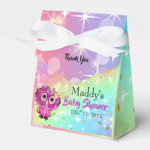 Ballotins Cute Rose Owl Stars Twinkle Merci Baby shower