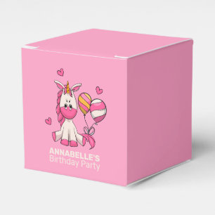 Ballotins Cute Rose Unicorn Fille Anniversaire