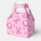 Ballotins Cute rose XOXO Hugs et baisers Valentines (Arrière)