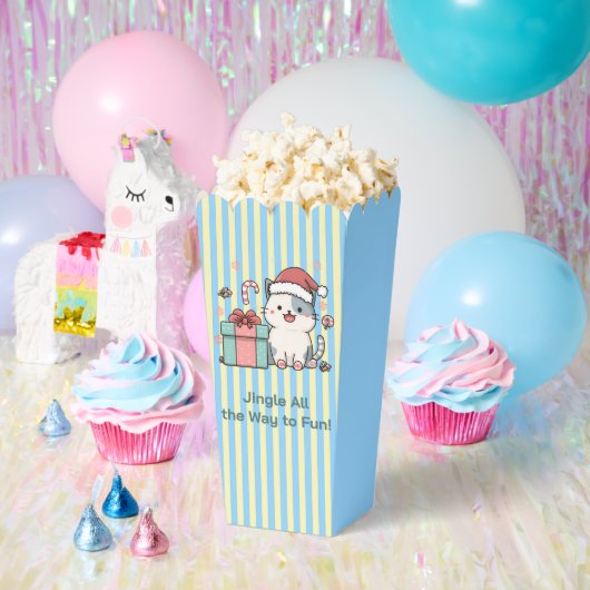 Ballotins Cute Santa Cat with Gift Box (Fête)