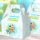 Ballotins Cute Sea Turtle Boy Pool Party 1er anniversaire