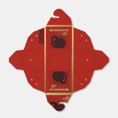 Ballotins Cute Snake chinois Année 2025 Zodiac Anniversaire (Déplié)